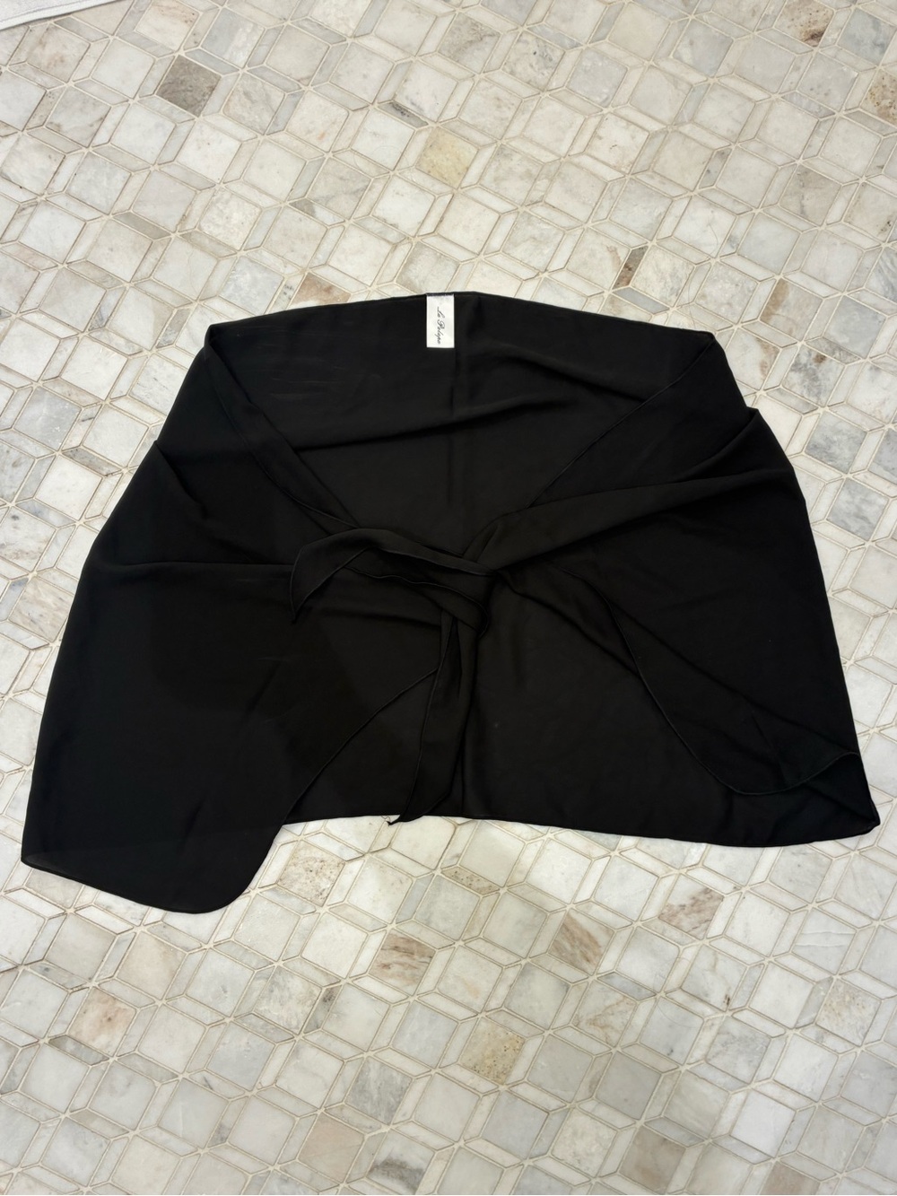 La Palapa Black Sarong